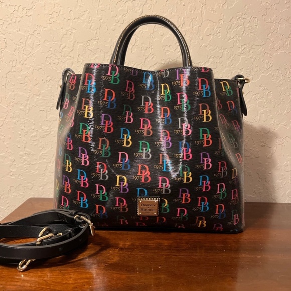 Dooney & Bourke Handbags - Dooney & Bourke Db75 Multi Brenna Satchel